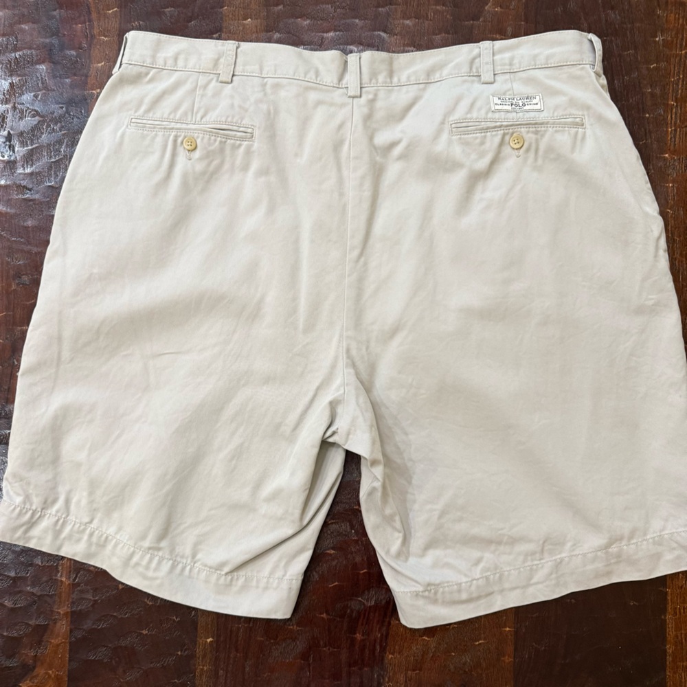 Polo Ralph Lauren Prospect Flat Front Men Shorts in Classic Stone W 42 - Picture 8 of 14